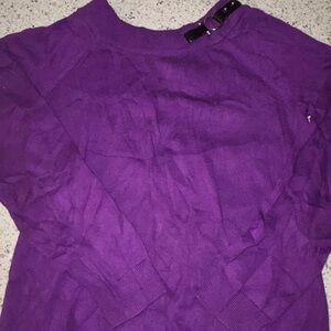 Lauren Ralph Lauren Purple Turtleneck Sweater